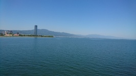 滋賀県道１８号線、近江大橋より