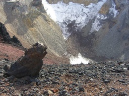富士登山・火口周り=お鉢巡り