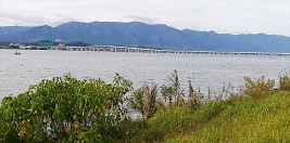 琵琶湖大橋 (滋賀県)　は外せない
